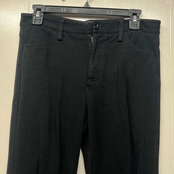 NYDJ Lift Tuck Technology Womens High Rise Black Pants Sz 6 Flared Leg Stretch - Picture 4 of 14